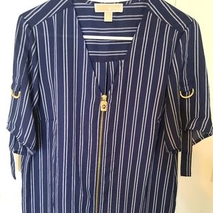 Women's MK Zip-up Blouse